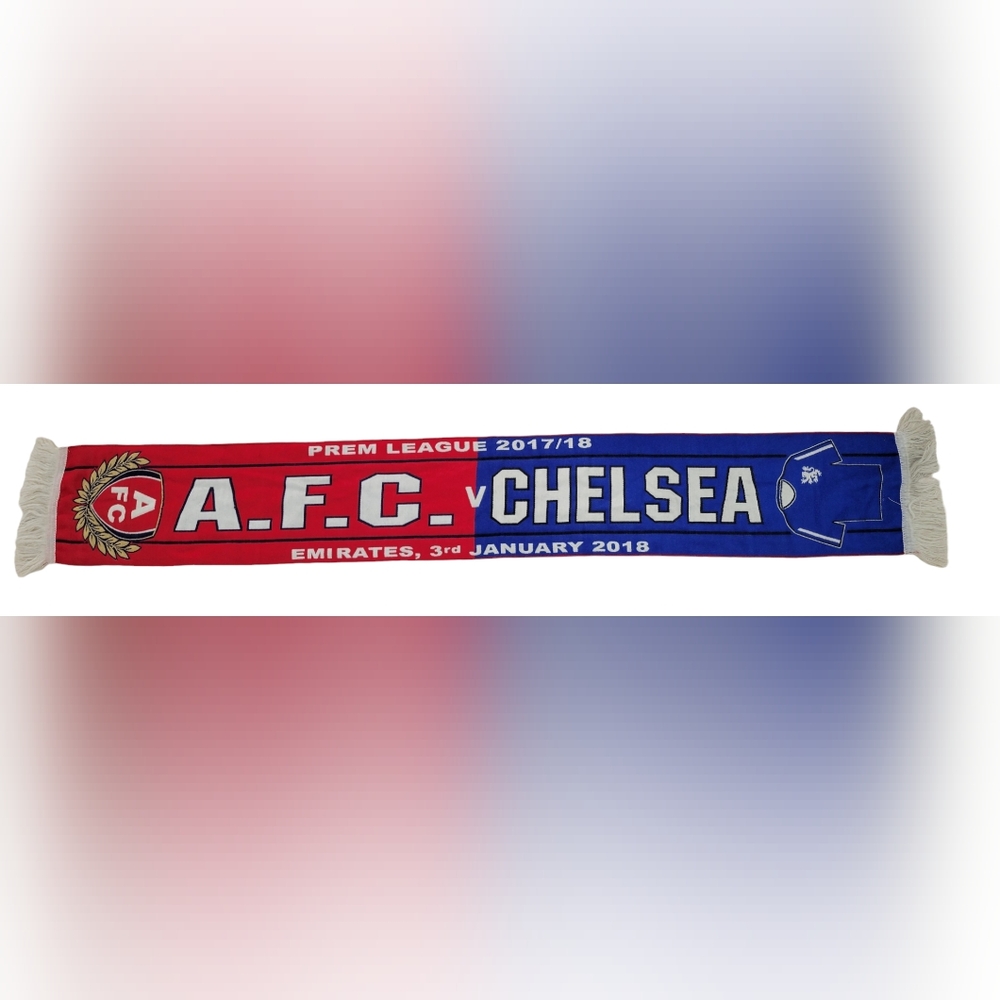 Arsenal vs. Chelsea Premier League 17/18 Emirates, 3rd January 2018 Scarf